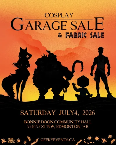 MASTER YEG Cosplay Garage Sale Poster